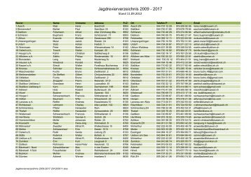 Jagdrevierverzeichnis 2009 - 2017 (PDF, 86 kB)