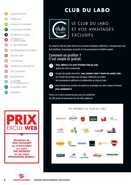 Promo Boulangerie-Pâtisserie - Octobre 2023