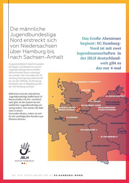 Die Tegelsburg No. 2 - Wo Handball lebt - Hallenheft SG Hamburg-Nord vs. TSV Burgdorf - Saison 23/24