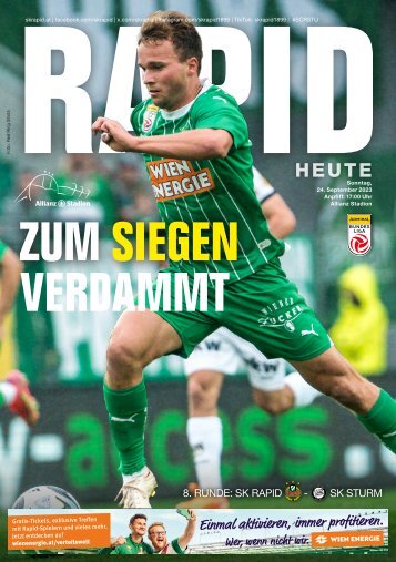Rapid HEUTE: SK Rapid vs. SK Sturm