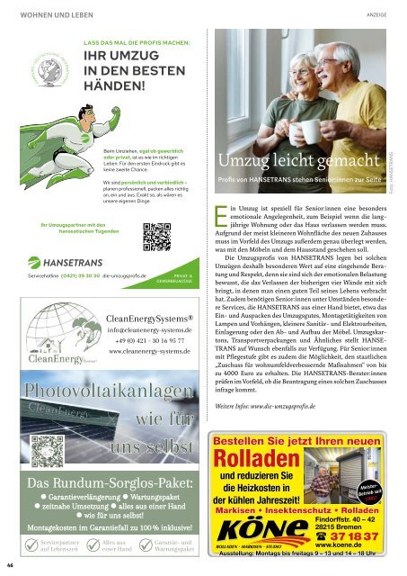 STADTMAGAZIN Bremen Oktober 2023