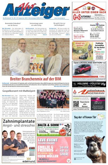 Ihr Anzeiger Bad Bramstedt 38 2023