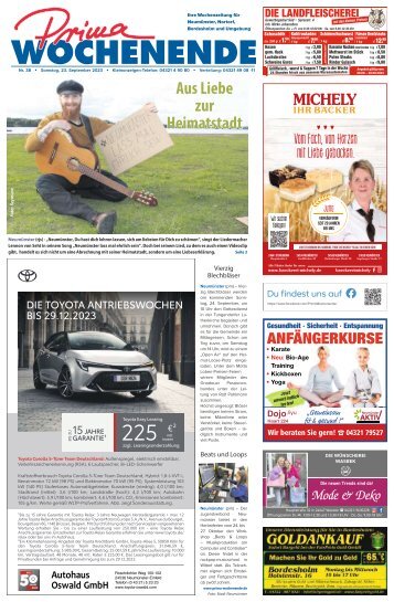 Prima Wochenende 38 2023