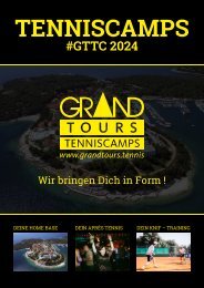 #GTTC Grand Tours Tenniskatalog 2024