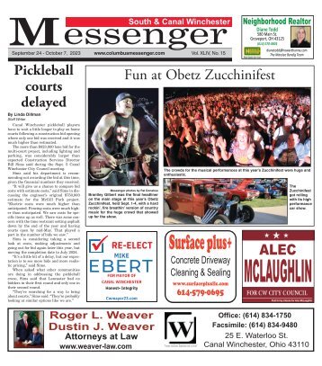 South & Canal Winchester Messenger - September 24th, 2023