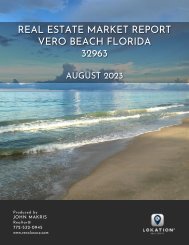 Vero Beach 32963 Real Estate Market Report August 2023