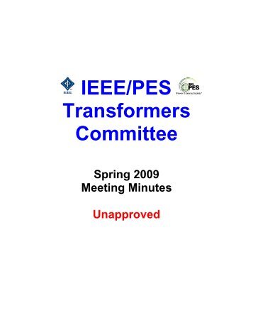 IEEE/PES Transformers Committee - IEEE.org