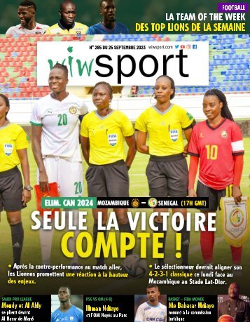 Journal wiwsport n285 - 25 septembre 2023