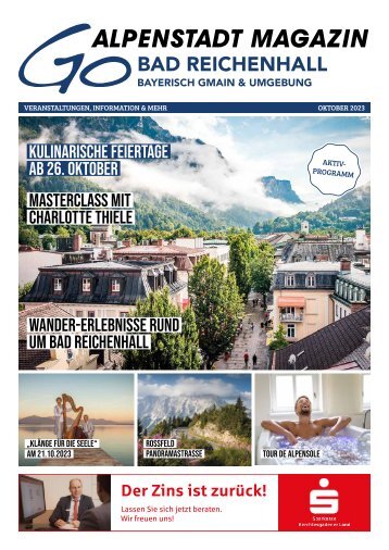 GO Bad Reichenhall Magazin | Oktober 2023