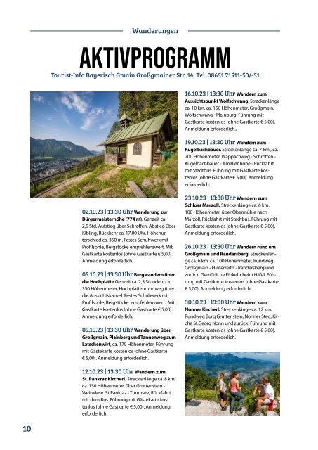 GO Bad Reichenhall Magazin | Oktober 2023