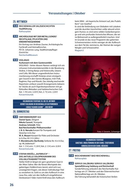 GO Bad Reichenhall Magazin | Oktober 2023