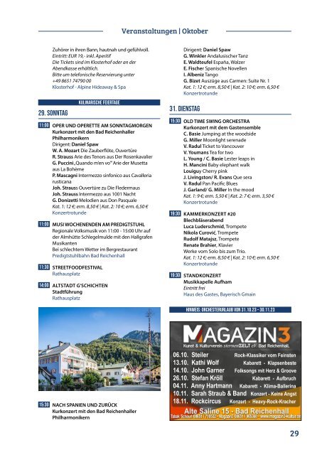 GO Bad Reichenhall Magazin | Oktober 2023