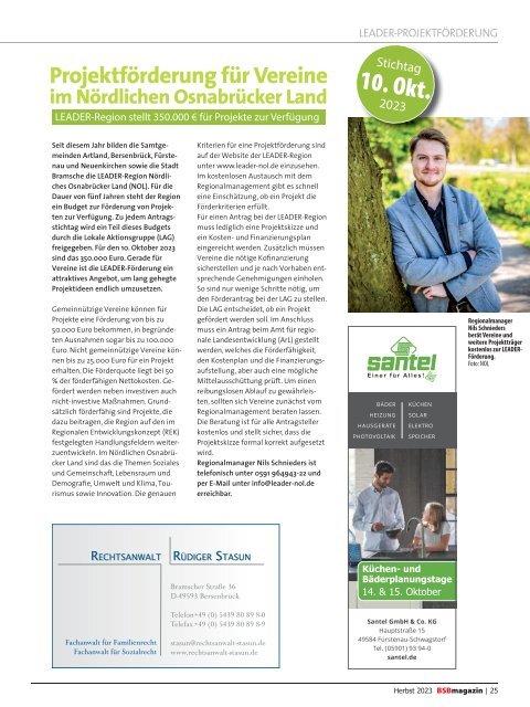 BSB Magazin Herbst 2023