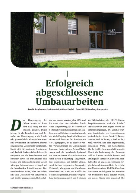 Absolventenzeitung Nr. 184