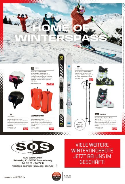 SPORT 2000 SOS Sport Preishelden Winter 2023