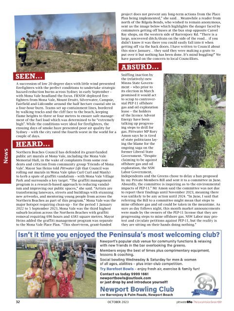 Pittwater Life October 2023 Issue