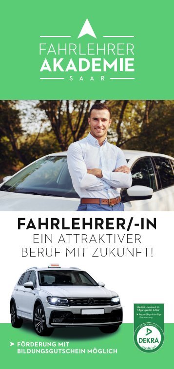 Fahrlehrer Akademie Saar | Flyer 2023