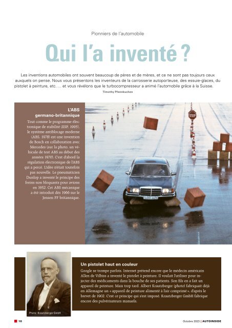 AUTOINSIDE Édition 10 – Octobre 2023