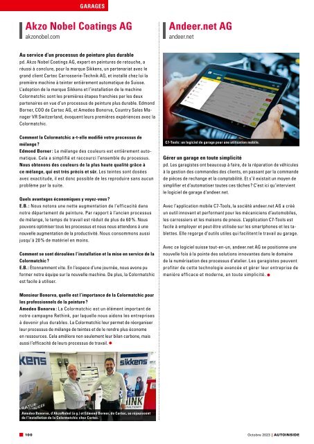 AUTOINSIDE Édition 10 – Octobre 2023