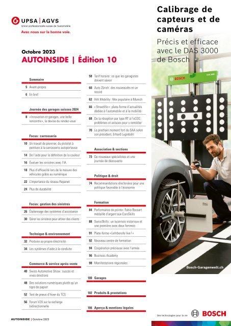 AUTOINSIDE Édition 10 – Octobre 2023