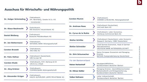 Konjunkturprognose der privaten Banken September 2023