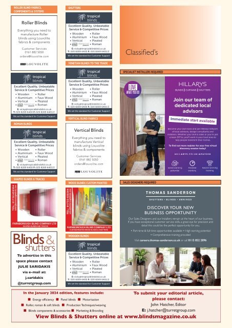 Blinds & Shutters - Issue 4/2023