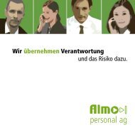 Broschüre Null-Risiko-Mandat - Almo Personal AG