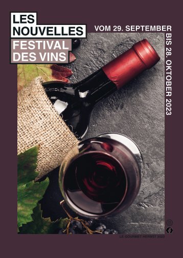 Festival des Vins Herbst 2023-Weinkatalog | Le Gourmet | Galeries Lafayette Berlin