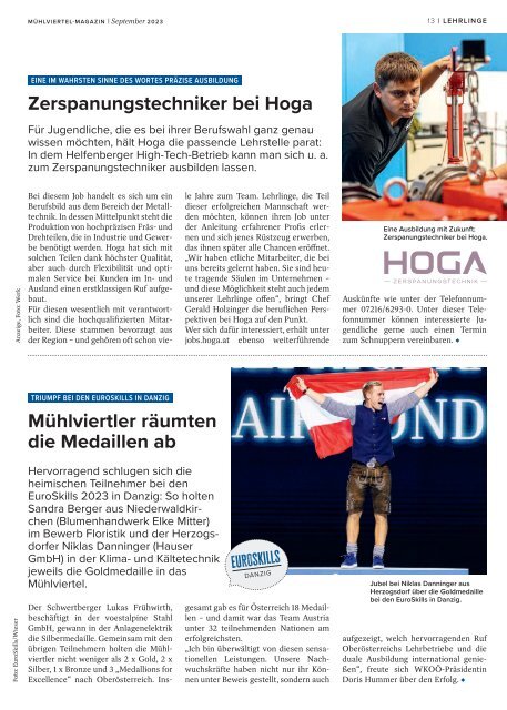 Mühlviertel-Magazin September 2023