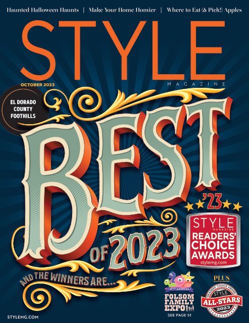 STYLE MAGAZINE - OCTOBER 2023 - EL DORADO COUNTY FOOTHILLS