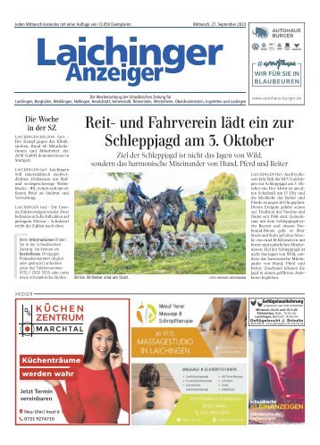 27.09.2023 Laichinger Anzeiger