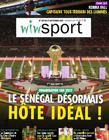 Journal wiwsport n287 - 27 septembre 2023