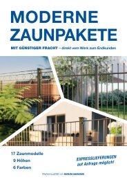 Zaunkatalog - Vielfalt für Ihre Sicherheit