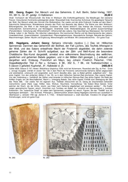 Occulta-Antiquariats-Katalog 23