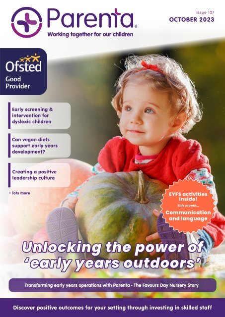 October 2023 Parenta Early Years Magazine