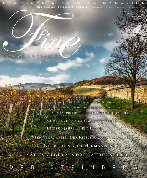 FINE Das Weinmagazin - Weingut Wegeler