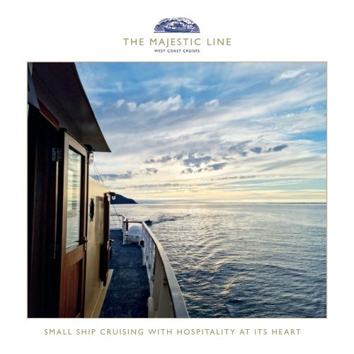 Majestic Line West Coast Cruises Brochure