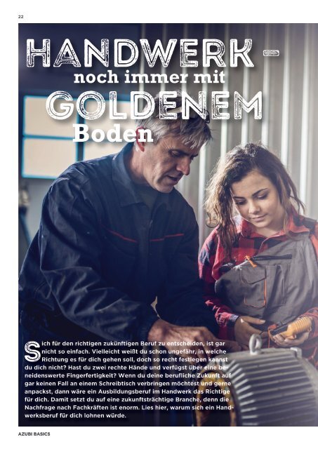 Azubi Basics Ausbildungs-Wissensmagazin Niedersachsen 2023-24 - Ausgabe 570 E