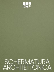 NYX Schermatura Architettonica
