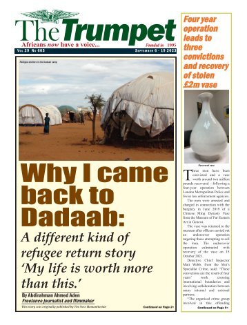 The Trumpet Newspaper Issue 605 (September 6 - 19 2023)