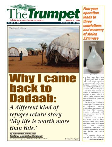 The Trumpet Newspaper Issue 605 (September 6 - 19 2023)