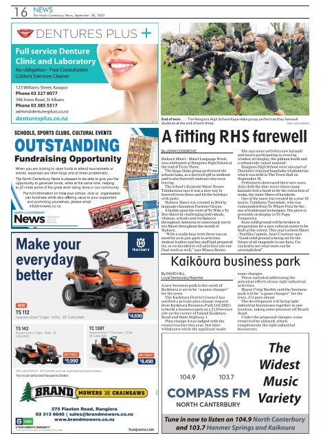 North Canterbury News: September 28, 2023