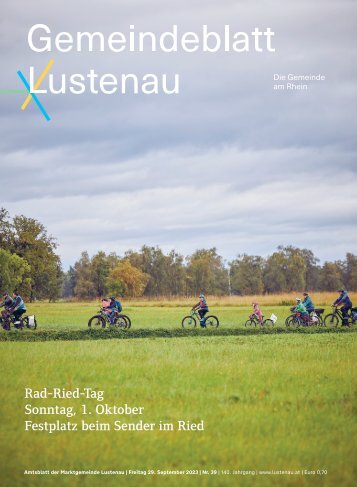 Gemeindeblatt Lustenau Nr. 39 | Freitag, 29. September 2023