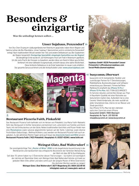 prima! Magazin - Ausgabe Oktober 2023