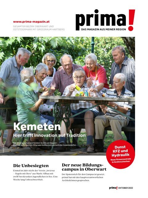 prima! Magazin - Ausgabe Oktober 2023