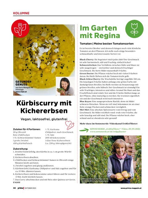 prima! Magazin - Ausgabe Oktober 2023