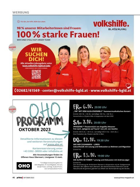 prima! Magazin - Ausgabe Oktober 2023