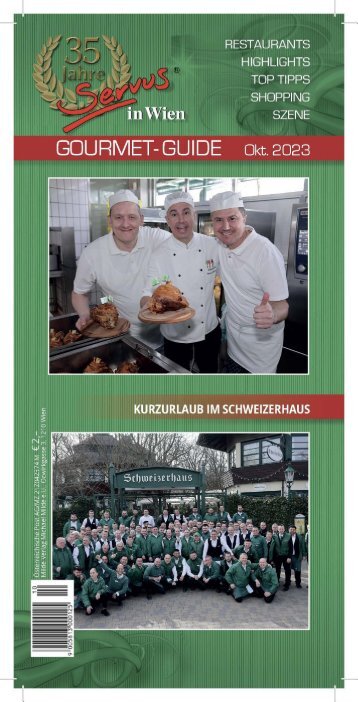 Servus in Wien - Oktober 2023 - Sonderausgabe Schweizerhaus