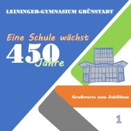 Jahrbuch 1 - Grußworte