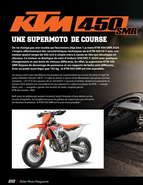 Rider Moto Magazine | Vol. 10 Septembre 2023